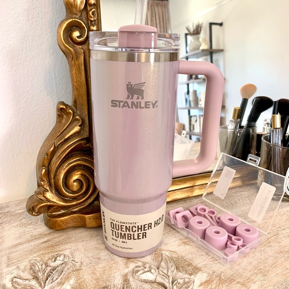 NEW Stanley 30oz H2.0 Flowstate Quencher Tumbler Aster - Picture 1 of 10